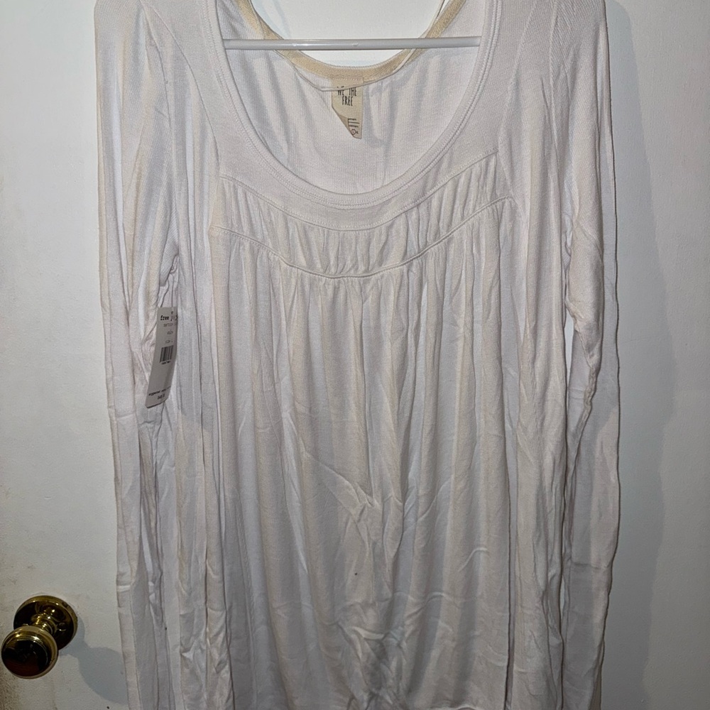 We The Free White Long Sleeve Top